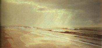 威廉 特羅斯特 理查玆 Beach with Sun Drawing Water 威廉 特羅斯特 理查玆 Beach with Sun Drawing Water